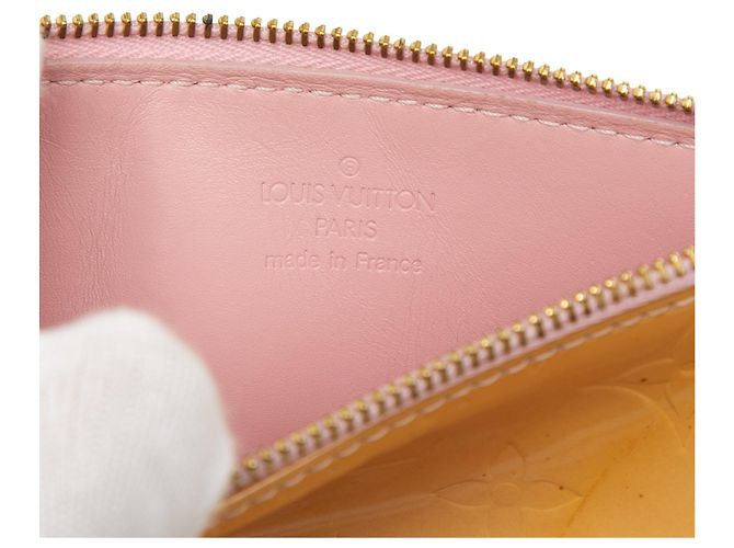 Borsa a tracolla Louis Vuitton Monogram Vernis Pochette Lexington Gialla Giallo - vista 5