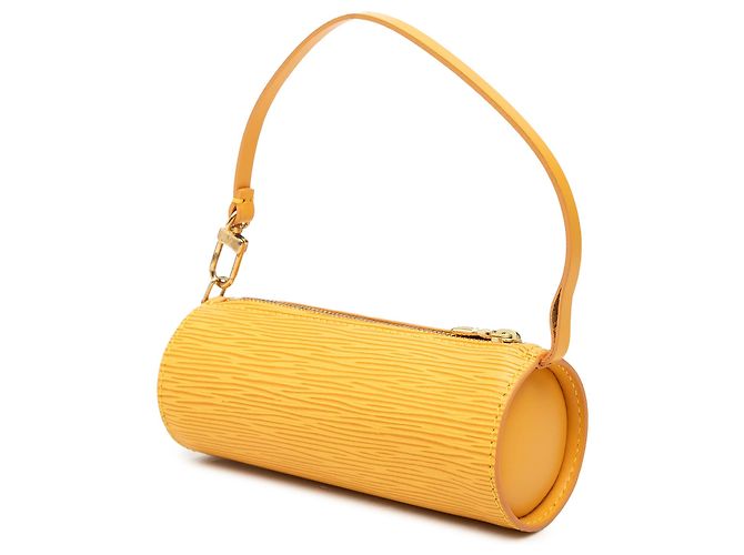 Borsa a mano Louis Vuitton Epi Papillon Pochette Gialla - vista 2