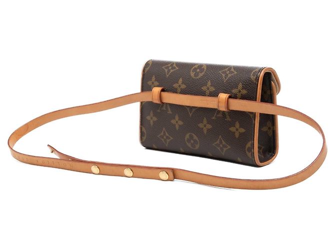 Borsa cintura Louis Vuitton Monogram Pochette Florentine Marrone - vista 2