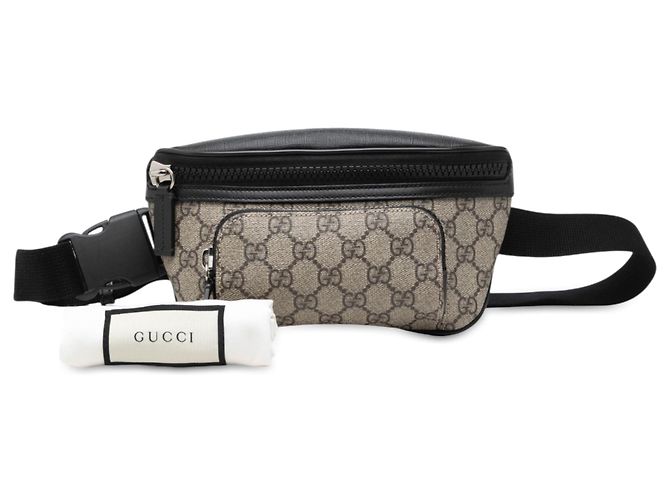 Borsa cintura Gucci GG Supreme Beige - vista 7