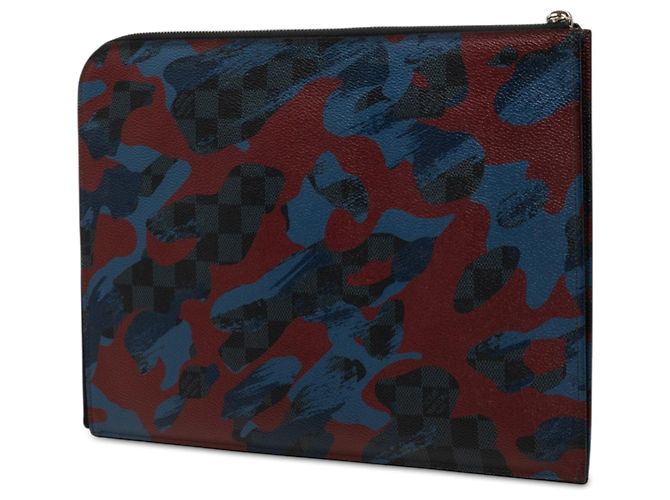 Borsa a pochette Louis Vuitton Damier Cobalt Camouflage Pochette Jour GM nera Nero - vista 2