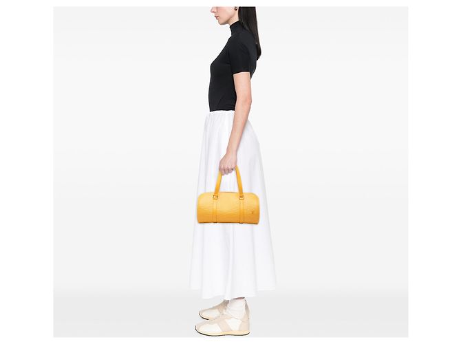 Borsa Louis Vuitton Epi Soufflot Gialla Giallo - vista 6