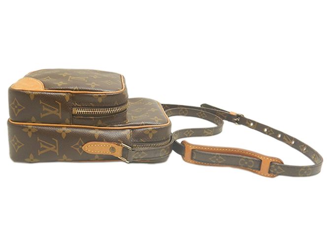 Borsa a tracolla Louis Vuitton Monogram Amazone Marrone - vista 5