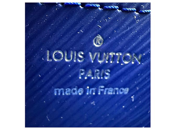 Borsa a tracolla Louis Vuitton Epi Twist PM Blu - vista 7