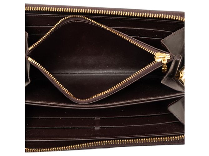 Portafoglio Zippy Long Louis Vuitton Monogram Vernis Viola Porpora - vista 4
