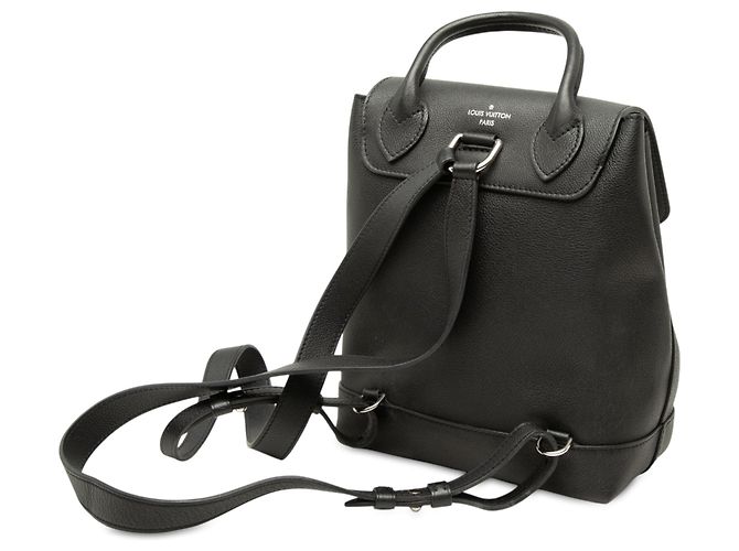 Black Louis Vuitton Taurillon Lockme Backpack - view 2
