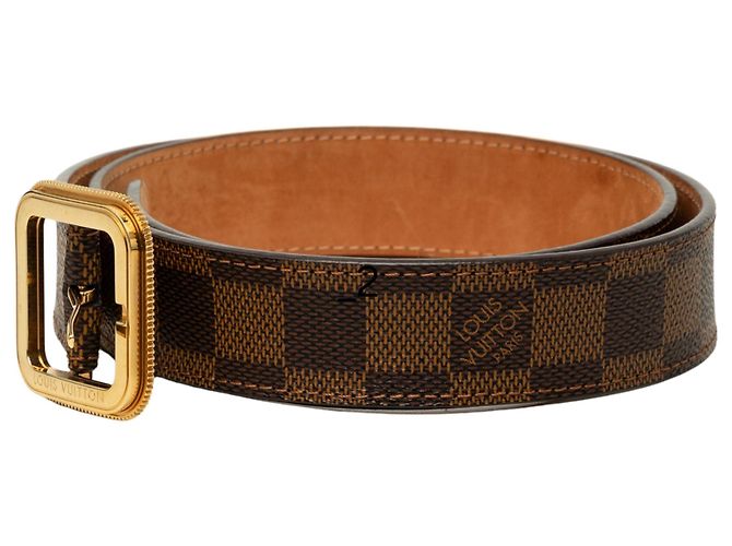Louis Vuitton Damier Ebene Gürtel Braun - Ansicht 2