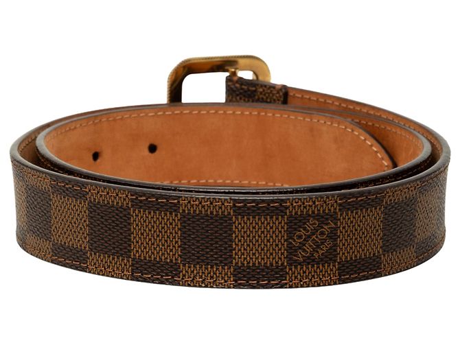 Louis Vuitton Damier Ebene Gürtel Braun - Ansicht 3