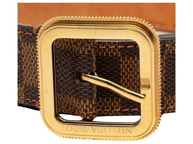 Louis Vuitton Damier Ebene Gürtel Braun - Ansicht 4