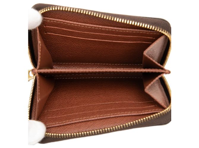 Portamonete Zippy Monogram Louis Vuitton Marrone Piccoli Portafogli - vista 4