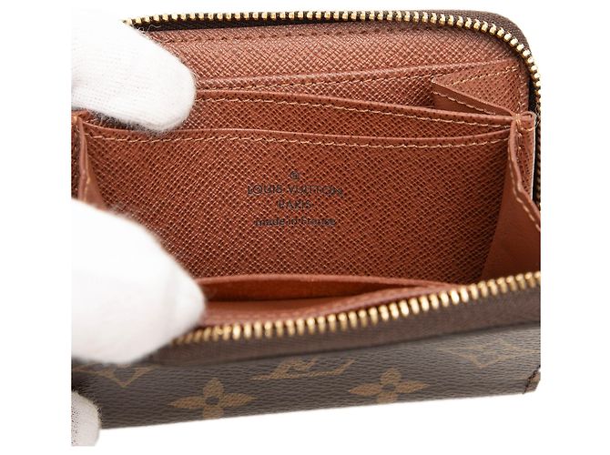 Portamonete Zippy Monogram Louis Vuitton Marrone Piccoli Portafogli - vista 5