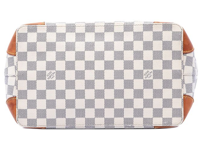Borsa Tote Louis Vuitton Hampstead PM Damier Azur Bianca Bianco - vista 3
