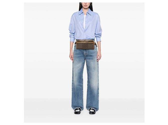 Bolso cinturón Louis Vuitton Damier Geant Acrobat Marrón Castaño - vista 8