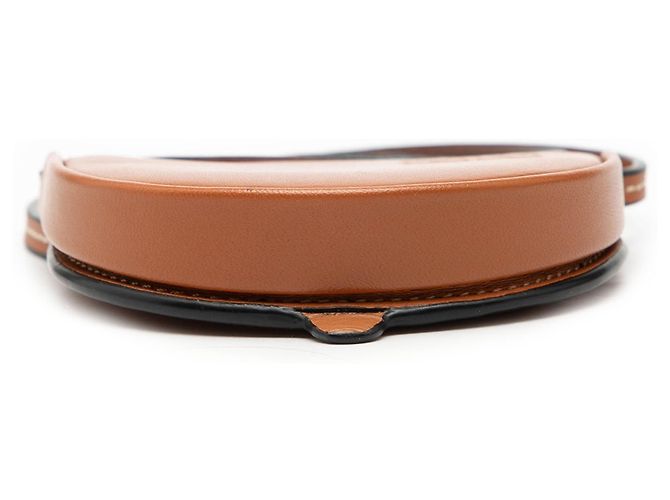 Borsa a tracolla LOEWE Mini Heel Pouch in vitello morbido marrone - vista 3