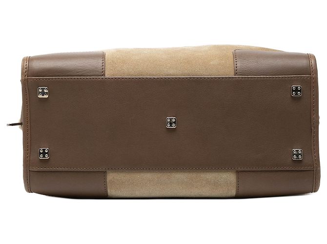 Borsa a mano LOEWE Amazona 28 in camoscio marrone - vista 3