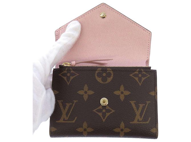 Cartera Louis Vuitton Monogram Victorine Marrón Castaño - vista 6