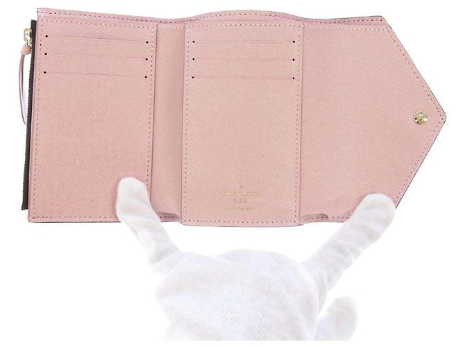 Cartera Louis Vuitton Monogram Victorine Marrón Castaño - vista 7