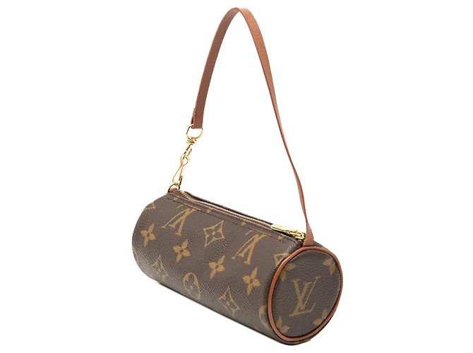 Louis Vuitton Monogram Papillon Pochette Handtasche Braun - Ansicht 2