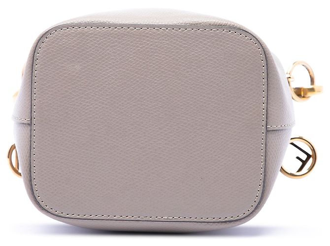 Borsa secchiello Mini Mon Tresor in pelle viola Fendi Porpora - vista 3