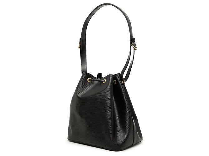 Borsa a secchiello Louis Vuitton Epi Petit Noe Nera Nero - vista 2