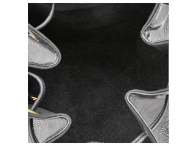 Borsa a secchiello Louis Vuitton Epi Petit Noe Nera Nero - vista 5
