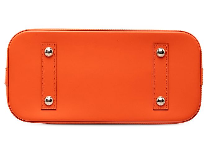 Borsa Satchel Louis Vuitton Epi Alma PM Arancione - vista 3