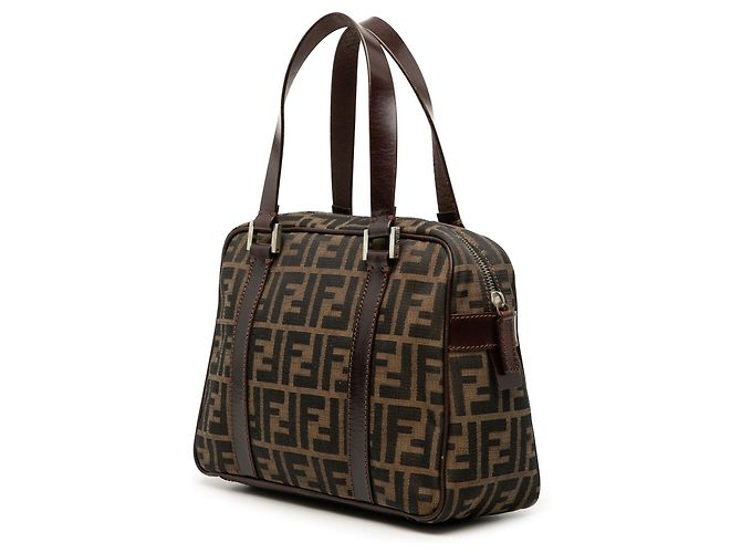 Borsa Fendi Zucca Canvas marrone - vista 2
