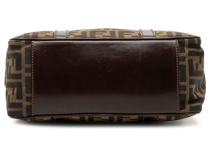 Borsa Fendi Zucca Canvas marrone - vista 3