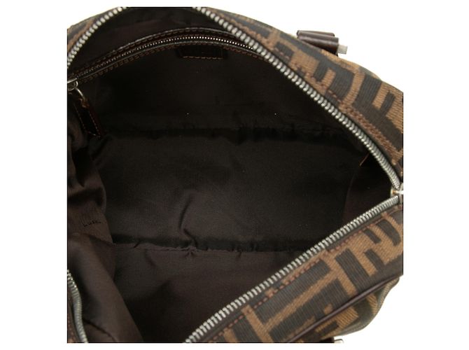 Borsa Fendi Zucca Canvas marrone - vista 4