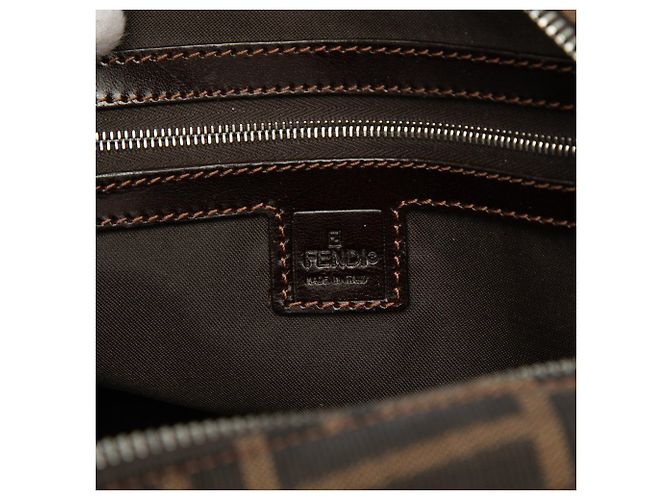 Borsa Fendi Zucca Canvas marrone - vista 5