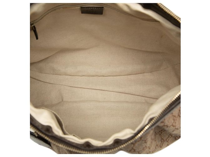 Borsa a tracolla Gucci GG Canvas Sukey Beige - vista 4