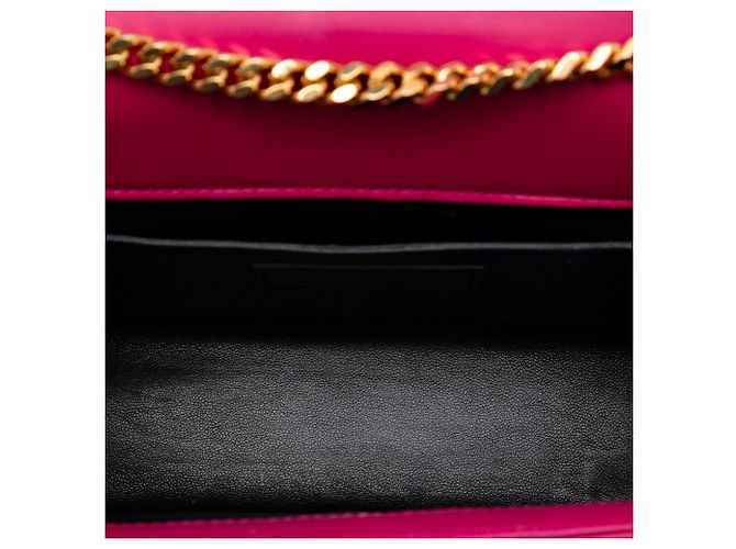 Autre Marque Borsa Busta Saint Laurent Small in pelle di vitello Chevron Monogram Rosa - vista 4