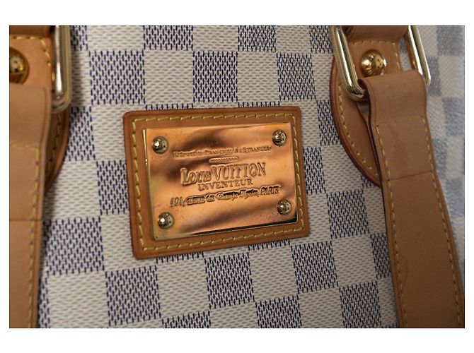 Louis Vuitton, Hampstead PM damier Azur canvas - vista 9