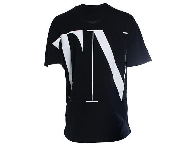 Valentino, camiseta VLTN en negro - vista 2