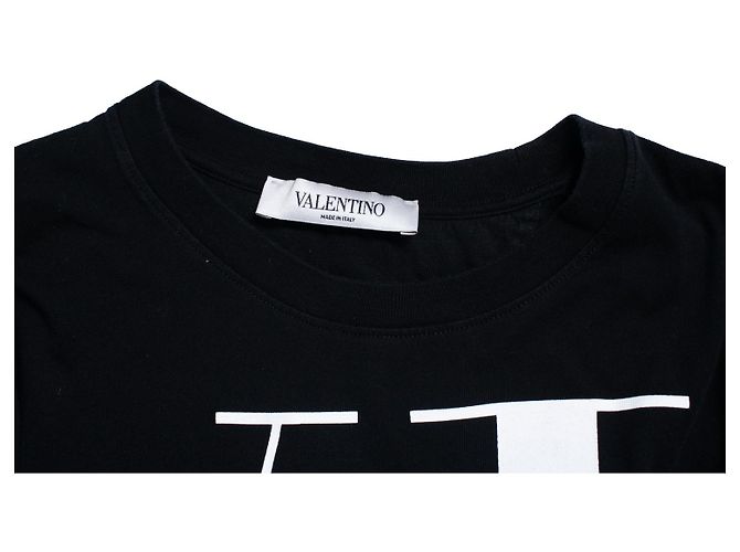 Valentino, camiseta VLTN en negro - vista 6