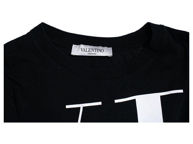 Valentino, camiseta VLTN en negro - vista 7
