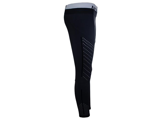 Moncler, Sport 7/8 Leggings mit Logo Schwarz - Ansicht 2