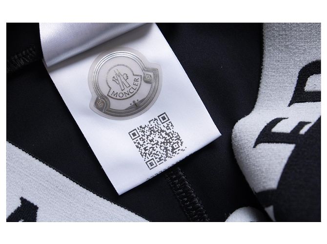 Moncler, Sport 7/8 Leggings mit Logo Schwarz - Ansicht 7