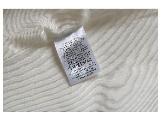 Balmain, Peacoat aus Wolle und Kaschmir Weiß - Ansicht 8