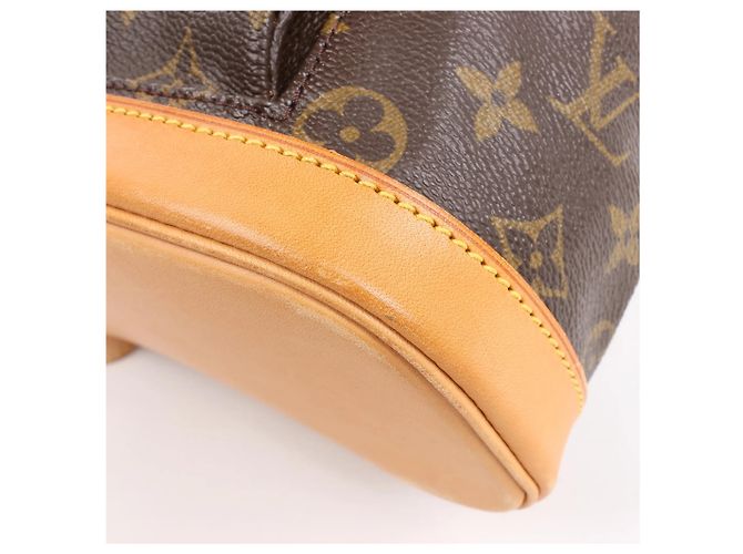 Zaino vintage Louis Vuitton Montsouris Mini Monogram Canvas M51137 Marrone - vista 13