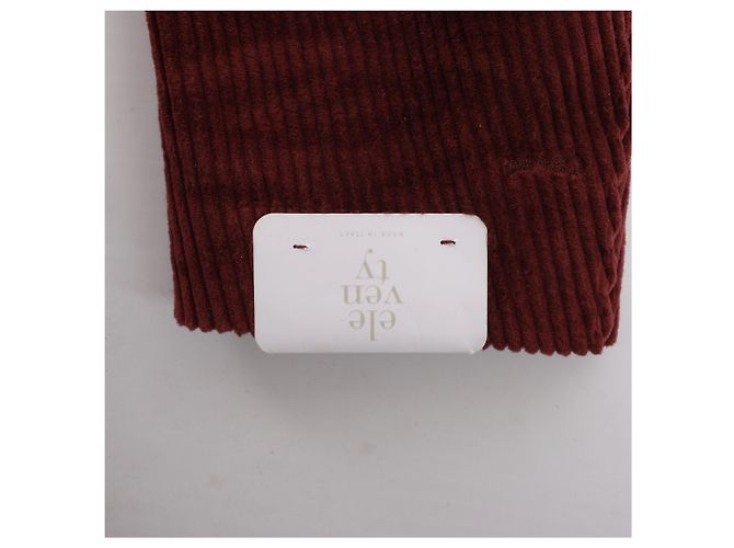 Autre Marque Eleventy SOFT JACKET Baumwolle Burgundy, Größe 50 IT Bordeaux - Ansicht 3