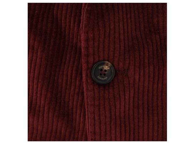 Autre Marque Eleventy SOFT JACKET Baumwolle Burgundy, Größe 50 IT Bordeaux - Ansicht 4