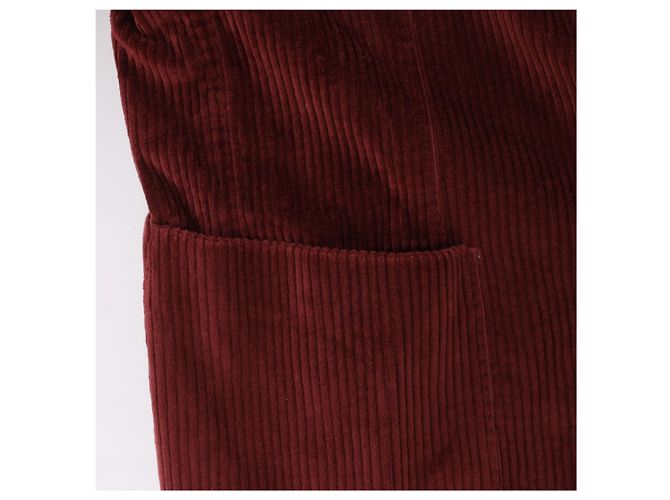 Autre Marque Eleventy SOFT JACKET Baumwolle Burgundy, Größe 50 IT Bordeaux - Ansicht 5