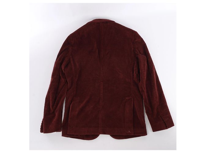 Autre Marque Eleventy SOFT JACKET Baumwolle Burgundy, Größe 50 IT Bordeaux - Ansicht 8