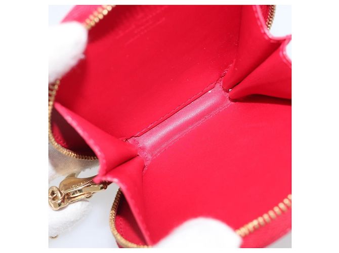 Louis Vuitton Boite Chapeau Coin Purse Patent Leather Rouge - vue 5