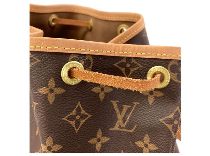 Noe Borsa a tracolla Louis Vuitton Petit Noé Monogramma - vista 10
