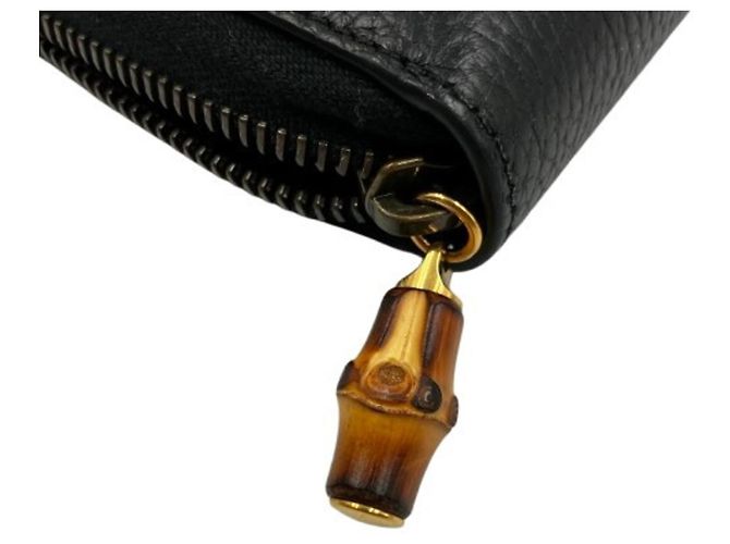 Cartera larga GUCCI Bamboo 739499 Negro - vista 9