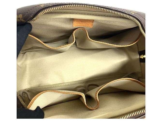 Borsa Louis Vuitton Monogram Deauville Marrone - vista 6