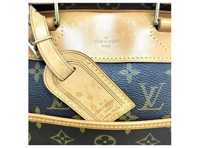 Borsa Louis Vuitton Monogram Deauville Marrone - vista 7