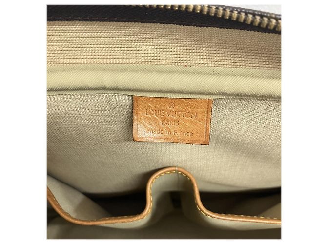 Borsa Louis Vuitton Monogram Deauville Marrone - vista 8